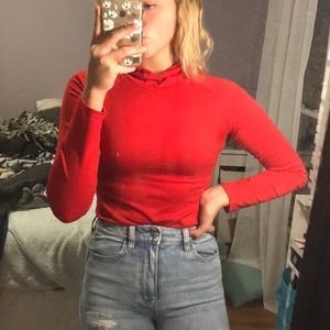 Long sleeve turtle neck body suit